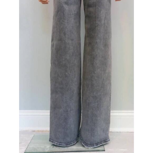 RE/DONE 70's Ultra High Rise Wide Leg Jean in Silver Fade 29 - Picture 3 of 3
